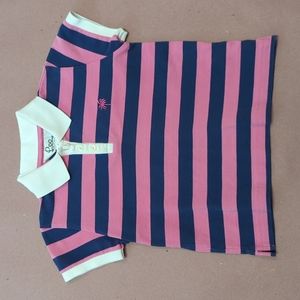 Lilly Pulitzer Stripe Polo Tee